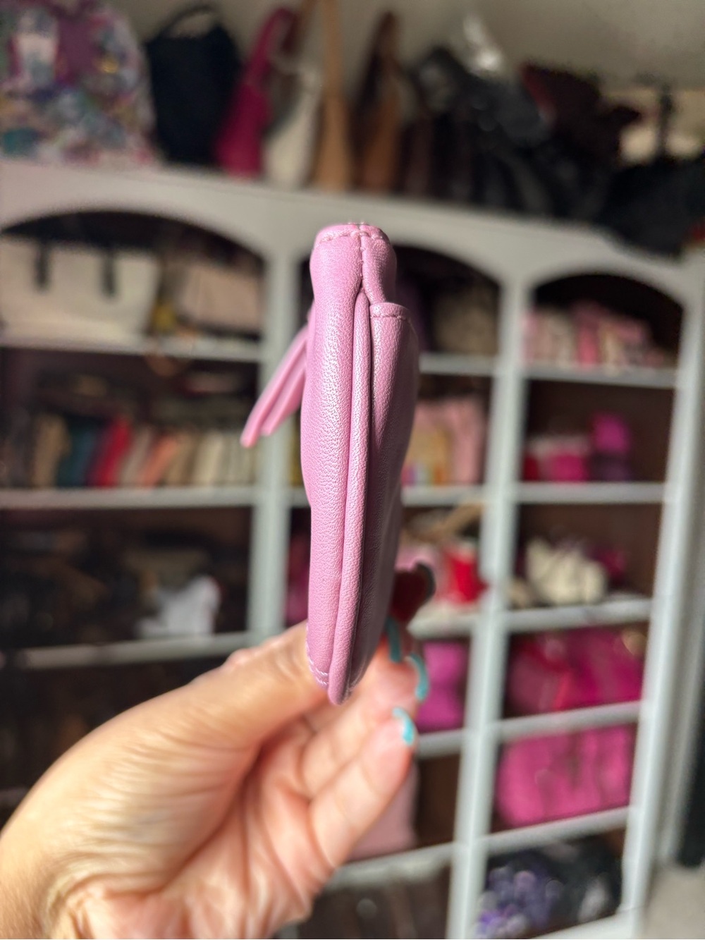 💜🌸COACH Ashley Pleated Mini Coin Purse🌸💜 - Picture 5 of 10